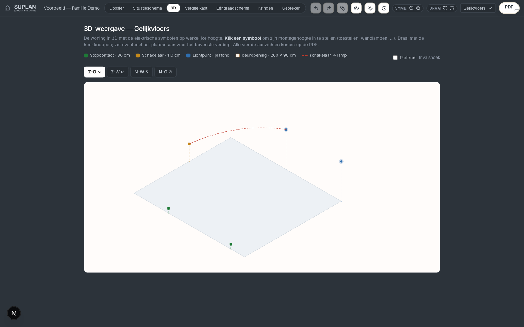 3D-weergave in SUPLAN
