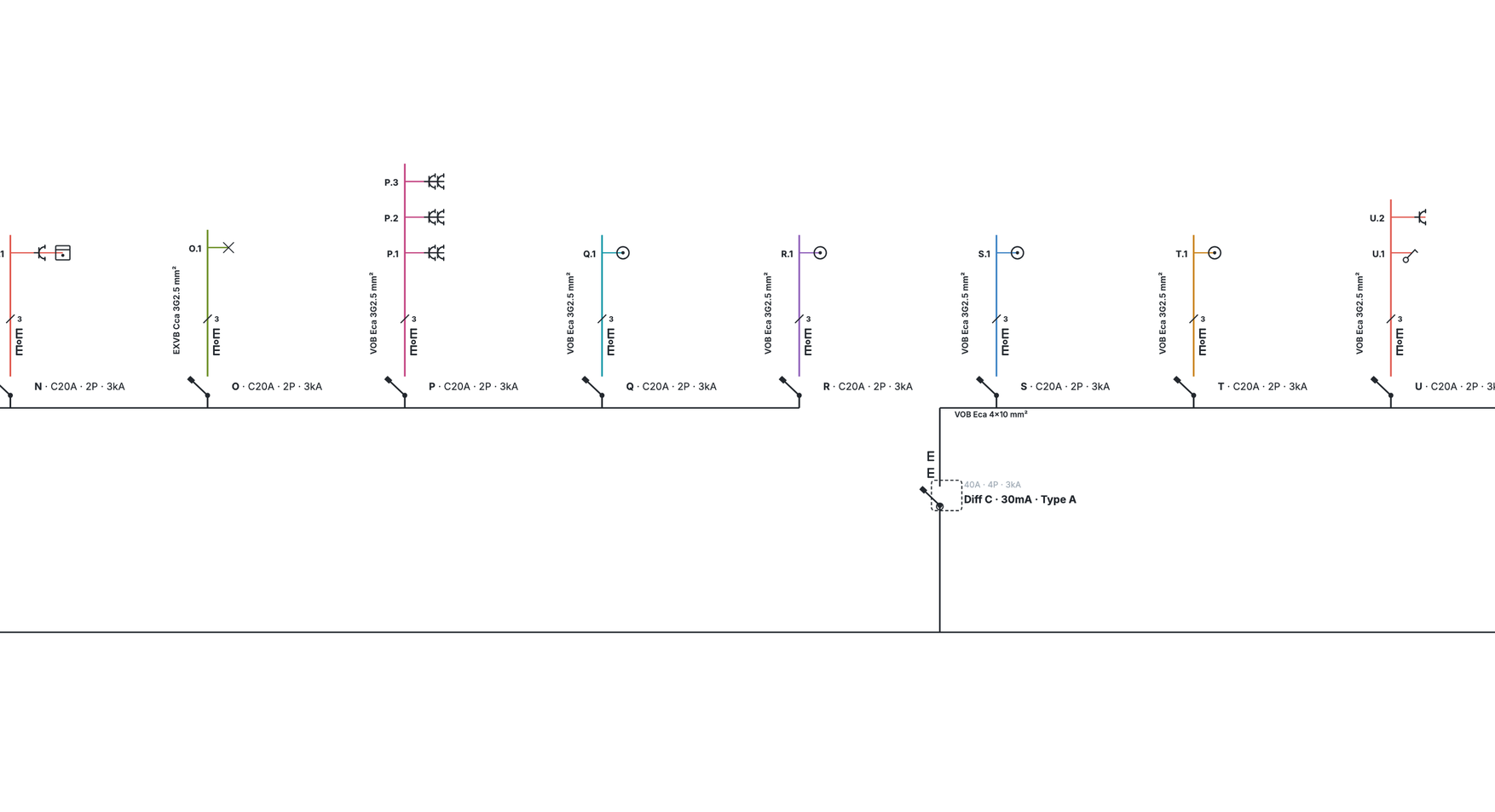 Eendraadschema automatisch